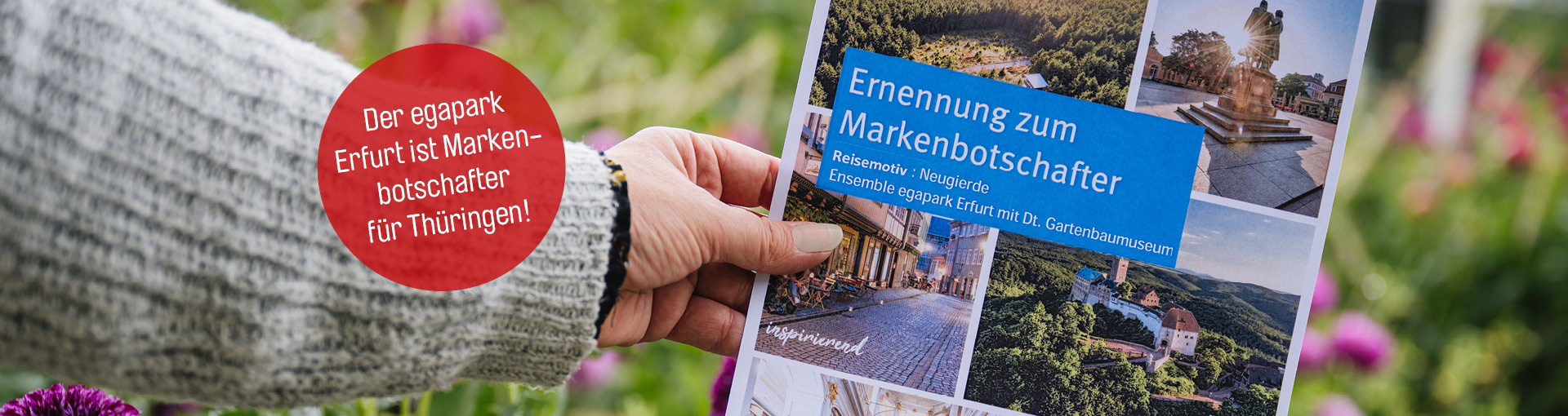 egapark ist Markenbotschafter für Thüringen