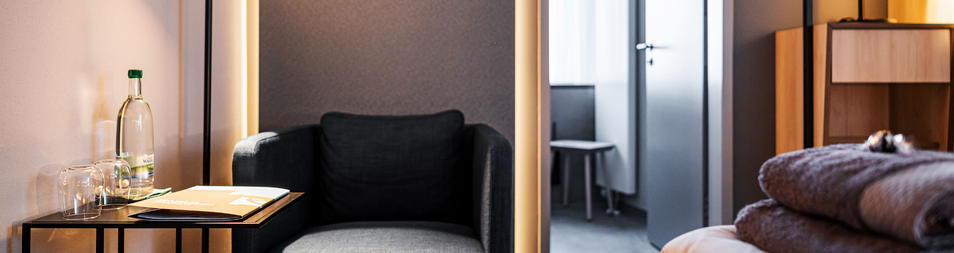 Blick in Hotelzimmer