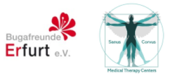 Logos Bugafreunde Erfurt und Medical Therapy Centers Logos Bugafreunde Erfurt und Medical Therapy Centers