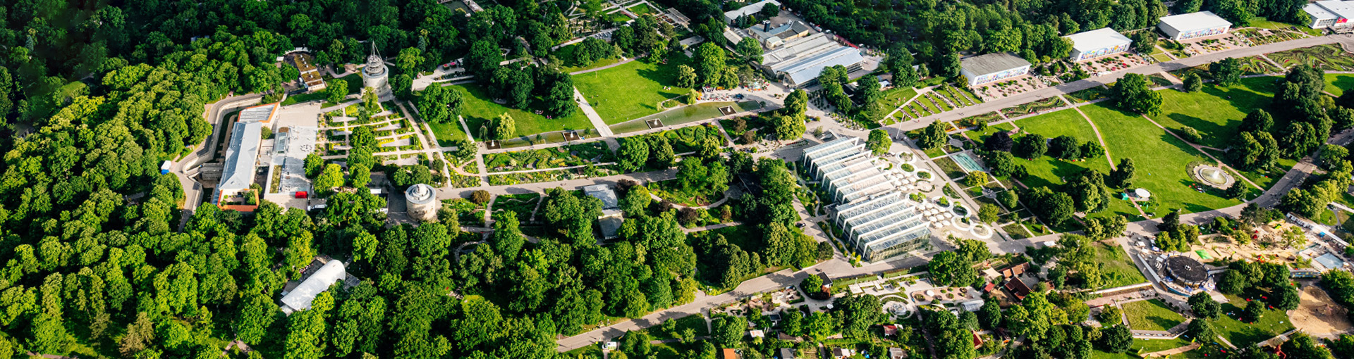Luftbild des egaparks